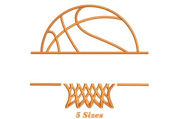 Basketball Monogram: A Seasonal Embroidery Gem