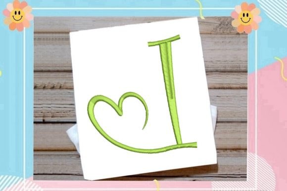 Beautiful Monogram I Letter Heart: A Craft Fair Review