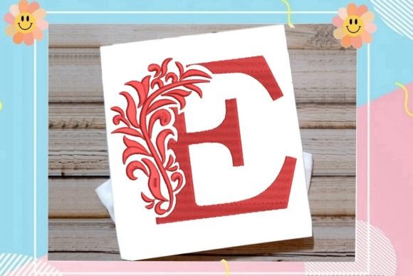 Beautiful Monogram Letter E: A Designer’s Review for Boutique Sweatshirt Embellishment