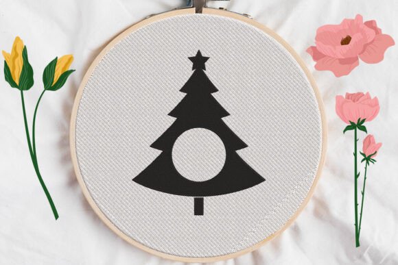 Christmas Tree Decoration Monogram Review for Real Embroidery Projects