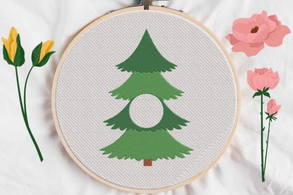 Christmas Tree Monogram: A Designer’s Review for Business Embroidery Use