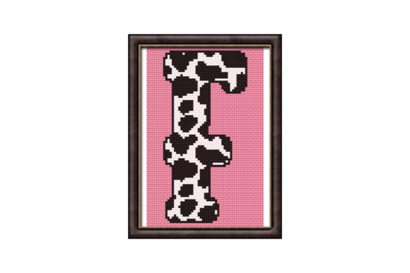 Cow Print F Monogram Cross Stitch: A Seasonal Embroidery Review