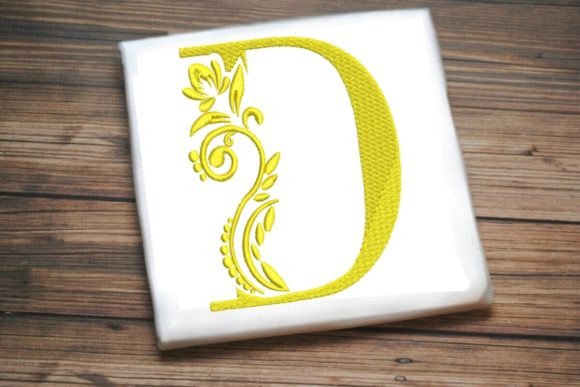 Elegant D Letter Embroidery for Timeless Personalized Gifts