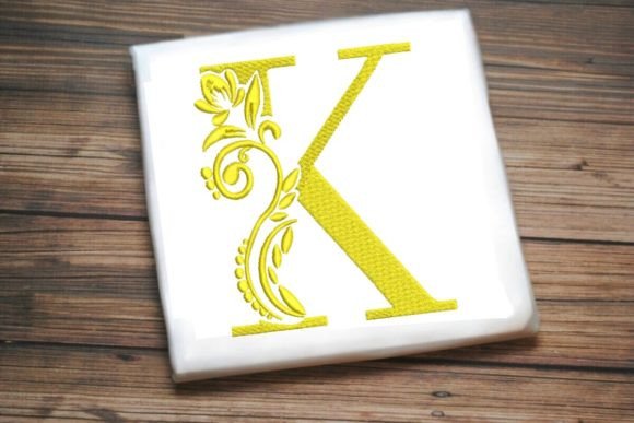 Elegant 'K' Monogram for Wedding & Handmade Projects