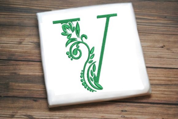 Elegant V Letter Design for Craft Fair Appeal