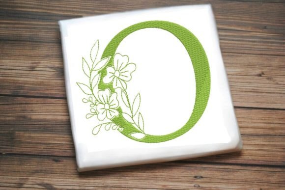 Reviewing O Floral Monogram Alphabet Decoration for Small Business Embroidery