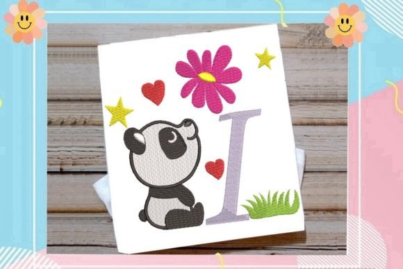 The Cute Panda Monogram I Letter Review