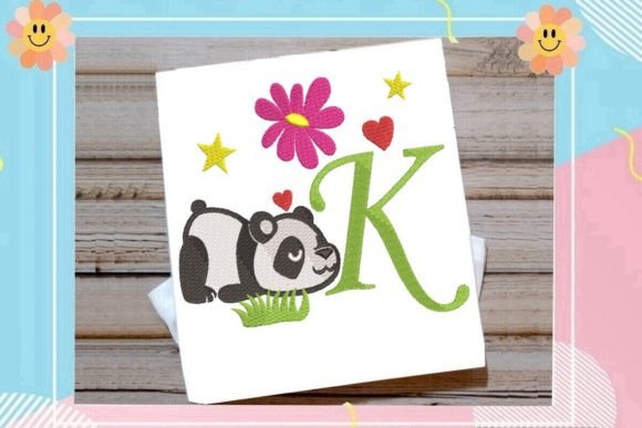 The Cute Panda Monogram K Letter Review
