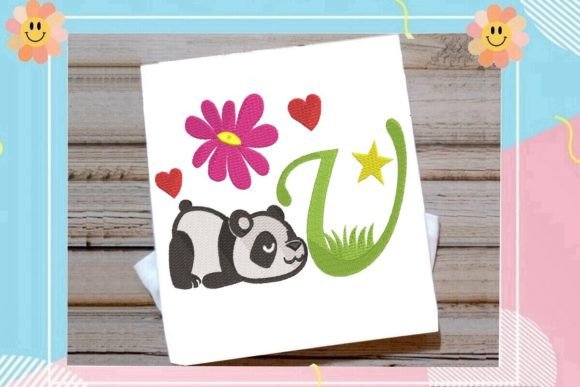 The Cute Panda Monogram U Letter Review