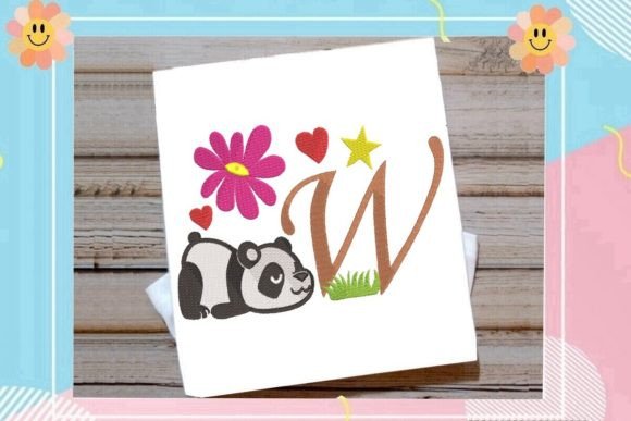 The Cute Panda Monogram W Letter Review
