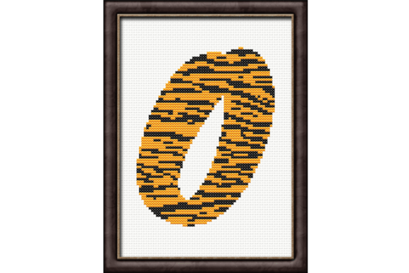 Tiger Print O Monogram Cross Stitch Review